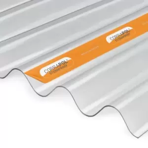 Image of Corrapol Stormproof Corrugated Clear Roofing Sheet 950 x 1000mm