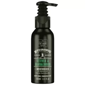 Image of Scottish Fine Soaps Mens Grooming Vetiver & Sandalwood Moisturiser 100ml