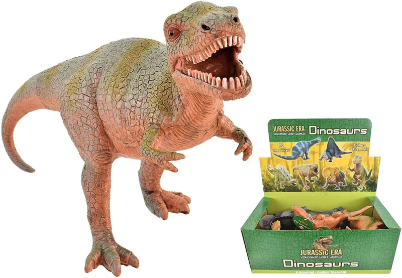 Image of Kandy Toys Dinosaurs 17 20Cm 6 Assorted Designs (One Supplied) Multi unisex