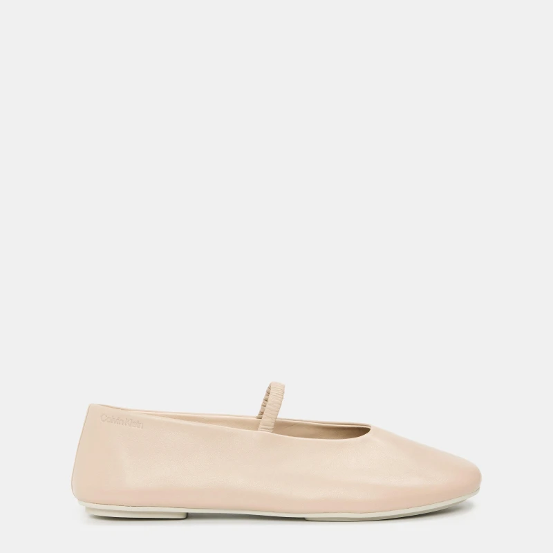 Image of Calvin Klein Womens Ballet Pumps Stony Beige female 5 (38)