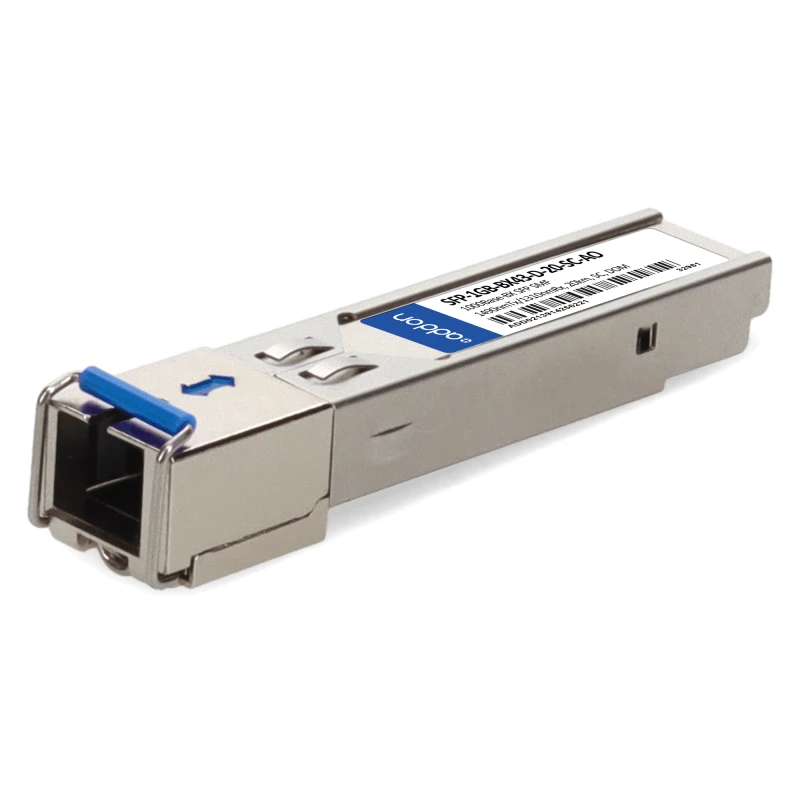 Image of AddOn Networks SFP-1GB-BX43-D-20-SC-AO network transceiver module Fibe