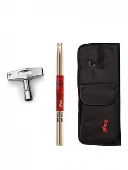 Image of Drum Sticks, Bag And Drum Key Pack