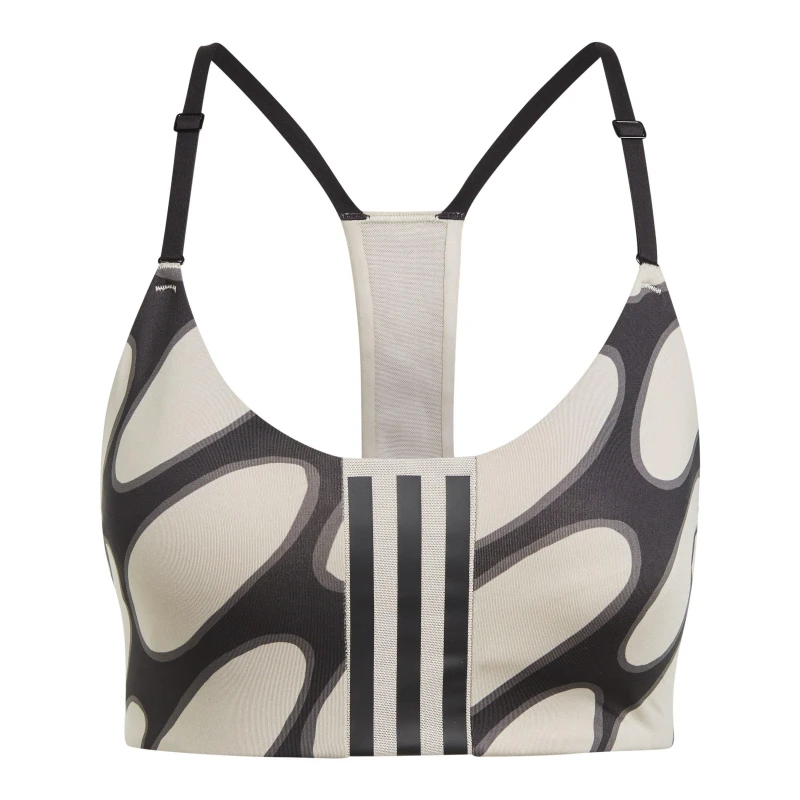 Image of adidas adidas X Marimekko Aeroimpact Training Light-Support Bra Womens - Black 2XSC