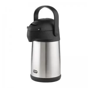 image of Addis Pump Pot Vacuum Jug 8 Hour Heat Retainer 2 Litre Capacity