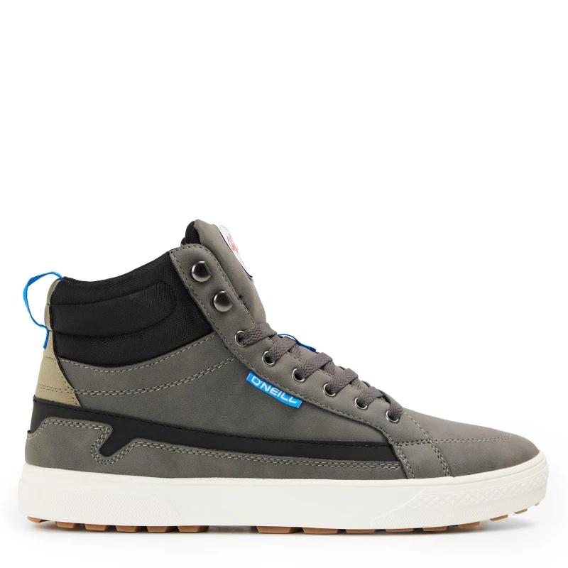 Image of ONeill Mens Wallenberg Mid High-Top Trainers Grey male 9 (43)