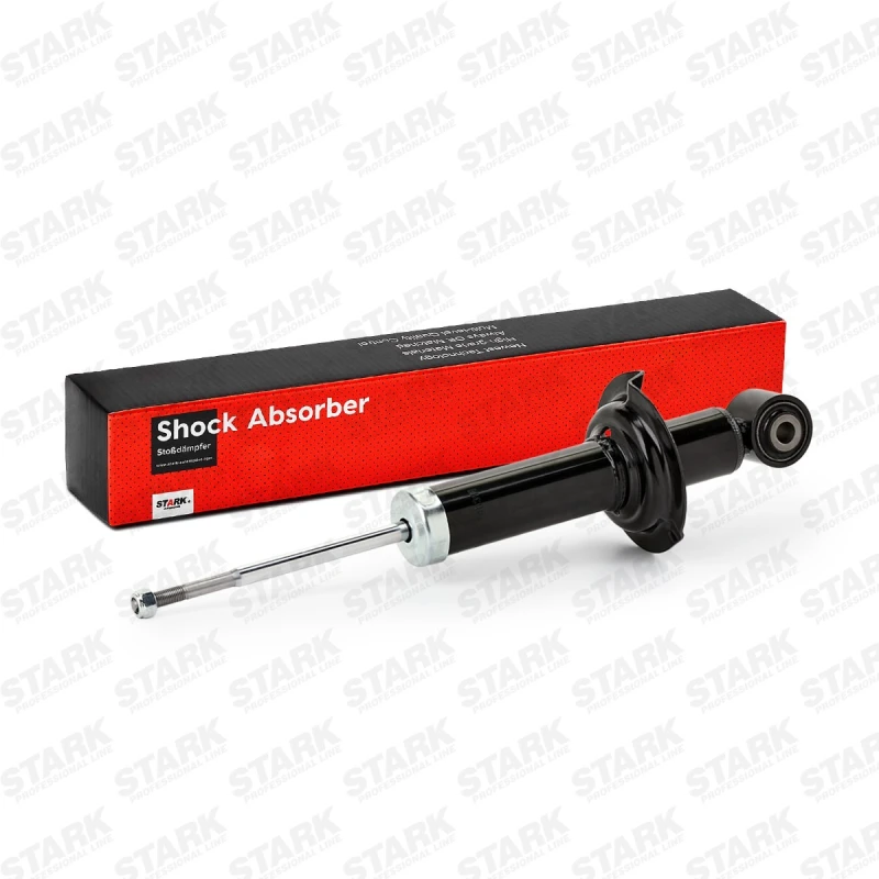 Image of STARK SKSA-0131195 Shock absorber Rear Axle, Gas Pressure, Twin-Tube, Telescopic Shock Absorber, Bottom eye Shock Absorber (854)
