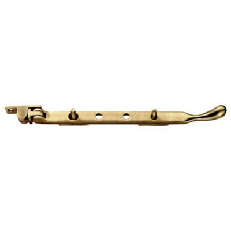 Image of Loops Bulb Ended Casement Window Stay 267 x 16mm Florentine Bronze Pear Drop Stay Multi
