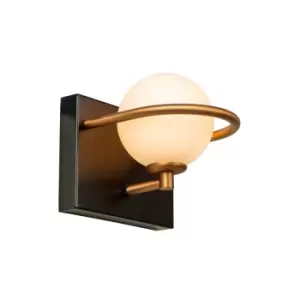 image of Isobel Classic Wall Light Bathroom - 1xG9 - IP44 - Black