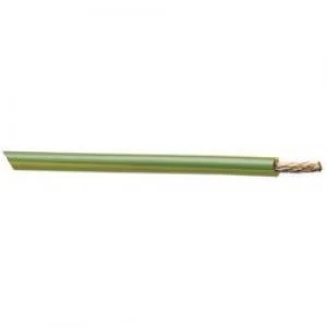 Image of Strand FLEXI S 1 x 6 mm2 Green yellow Staeubli 60.7