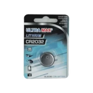Image of UltraMax CR2032 Lithium Coin Battery (1 Pack)