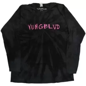 Yungblud - Scratch Logo Unisex XXXXX-Large Long Sleeved T-Shirt - Black