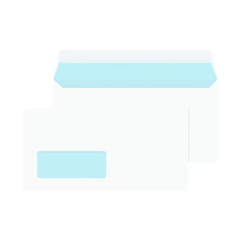 Image of PurelyEveryday Dl 100gsm Peel & Seal White Window Envelopes (Pack of 50) 23884/50PR