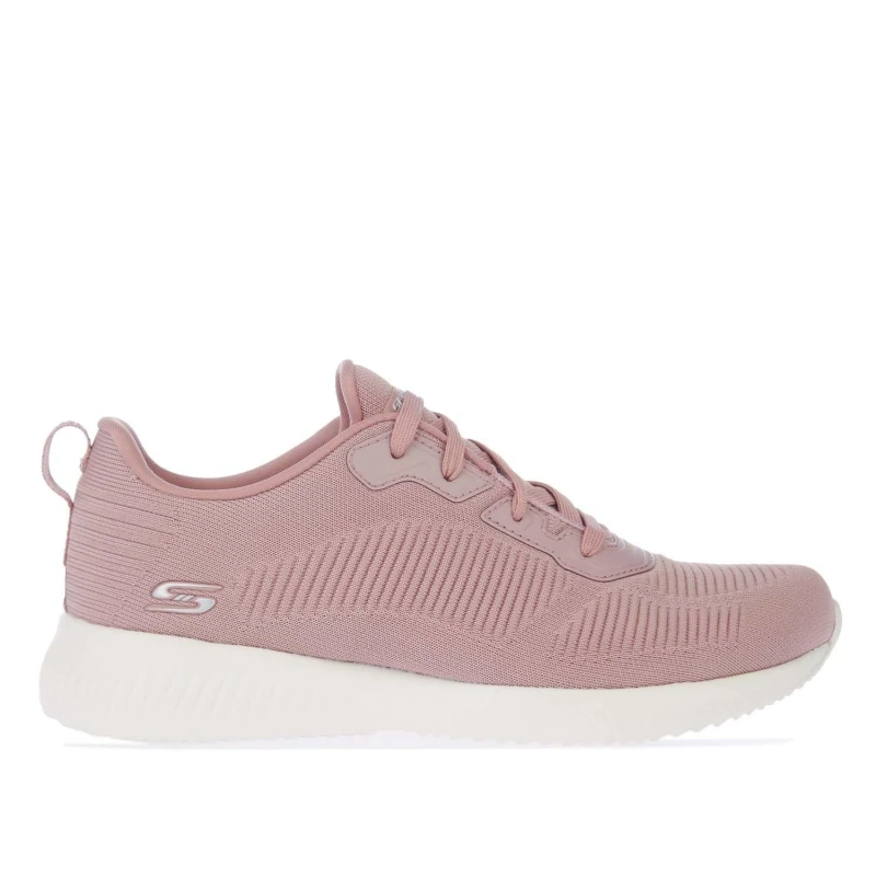 Image of Skechers BOBS Squad Tough Talk Trainers - Pink Pink 3