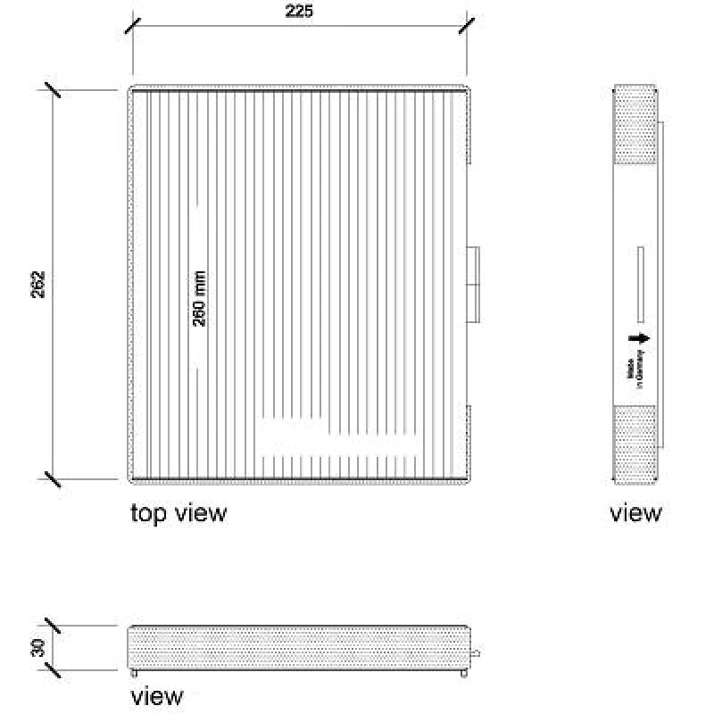 Image of Pollen filter DIEDERICHS DCI0216