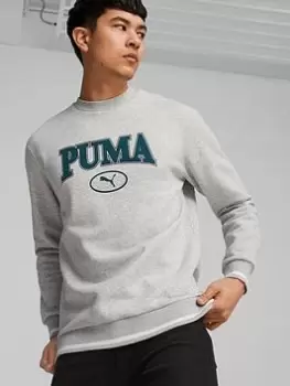 Puma Puma Squad Crew Sweat, Grey Size M Men