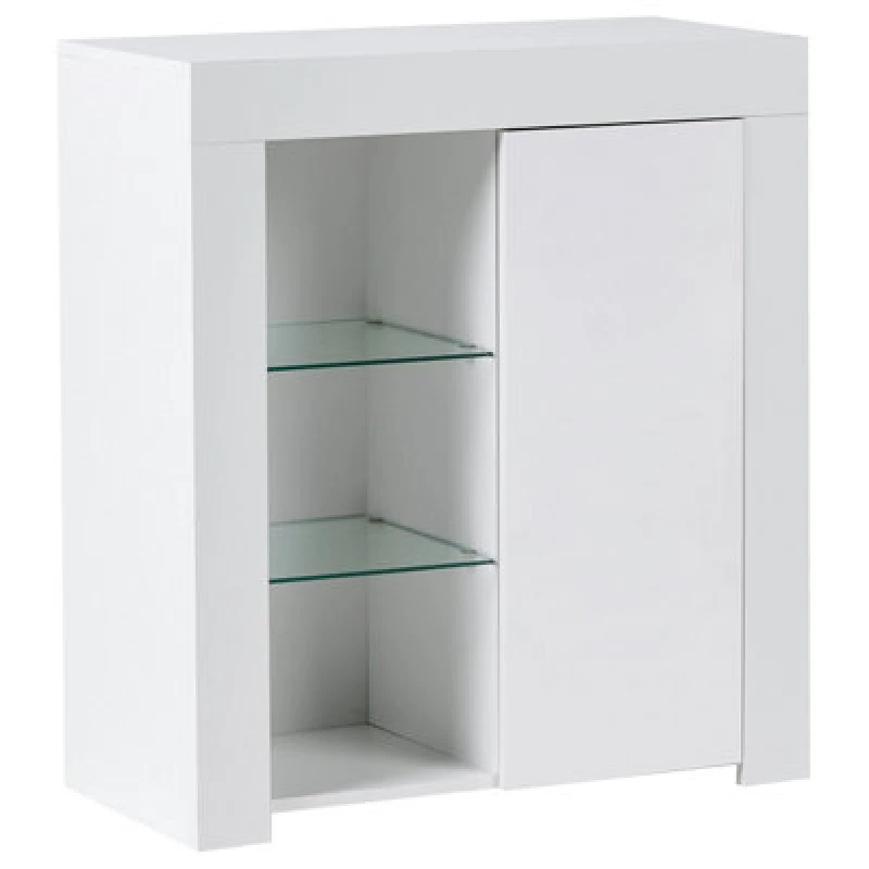 Image of Beliani Sideboard With LED Kamloops White