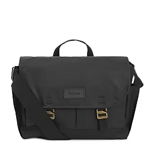 image of Barbour Essential Waxed Cotton Messenger Bag