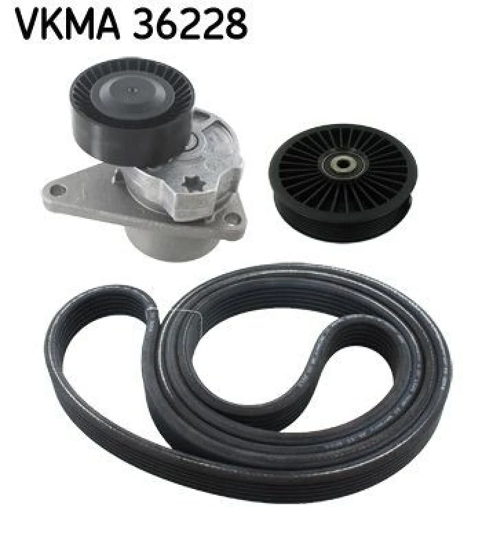 Image of SKF V-Ribbed Belt Set SKF VKMA 36228