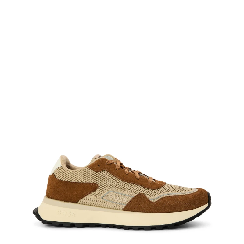 Image of Boss Jonah Runn Knsd 10260591 01 Low-Top Trainers Mens Open Brown male 6 (40)