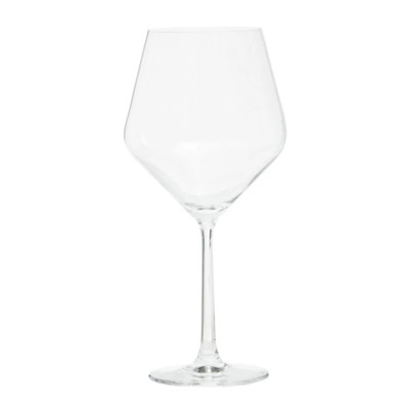 Image of Orsina Versatile Set Of 2 Lead Free Crystal Burgundy Glasses, Lead Free Drink Glass, Elegant Crystal Glass