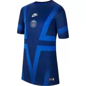 image of Nike Psg Dry Top Ss Pmv C - Blue