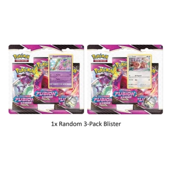 Image of Pokemon TCG: Sword & Shield 8 Fusion Strike 3 Pack Blister - 1 At Random