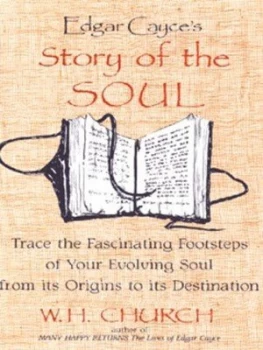Image of Edgar Cayces Story of the Soul by W.H. Church Paperback