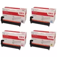 image of OKI 4484447 (BK/C/M/Y) Original Black & Colour Drum Unit Multipack