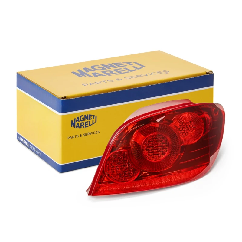 Image of MAGNETI MARELLI 714025700802 Rear light with bulb holder, Right, R5W, without bulbs Combination Rearlight (391)