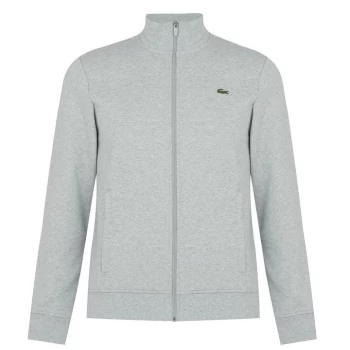 Image of Lacoste Full Zip Funnel Sweatshirt - Grey