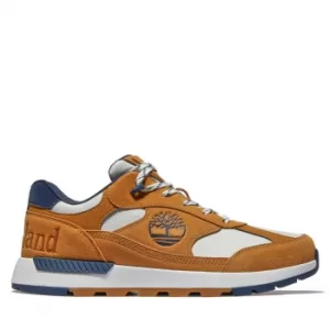 Image of Timberland Field Trekker Leather/fabric Low Hiker For Men In Yellow, Size 10
