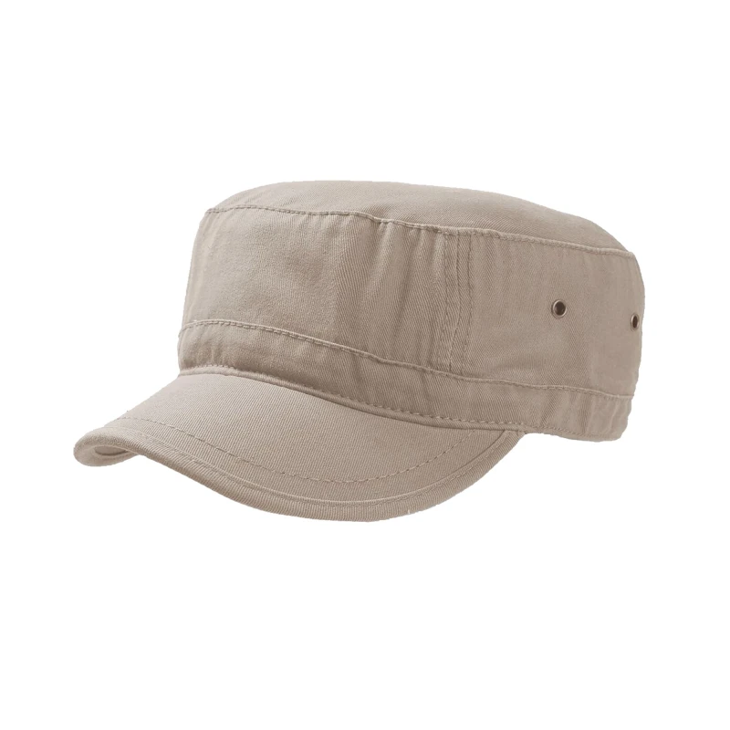 Image of Atlantis Atlantis Chino Cotton Urban Military Cap Pack of 2 in Khaki Size: X-Large Khaki XL Unisex 5059269082659