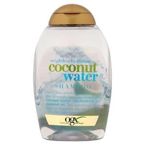 image of OGX Weightless Hydration Coconut Water Shampoo 385ml