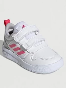 Image of adidas Tensaur Infants, White/Pink, Size 4