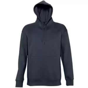 image of SOLS Slam Unisex Hooded Sweatshirt / Hoodie (S) (Navy)