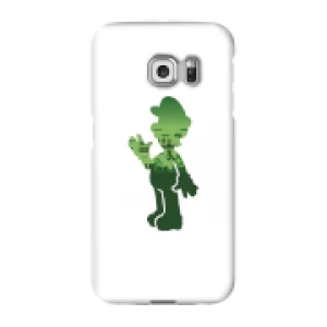 image of Nintendo Super Mario Luigi Silhouette Phone Case - Samsung S6 Edge - Snap Case - Gloss