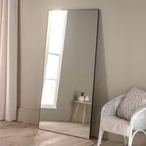 Image of Large Full Length Minimal Mirror Black 180x90cm