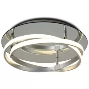 Image of Built-in LED ceiling lamp Infinity Silver 1 bulb 14cm