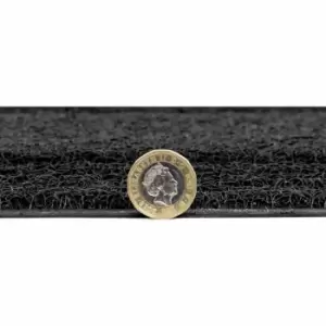 image of Jvl Mud Grabber Spaghetti Scraper Doormat, 40X60Cm, Black Border