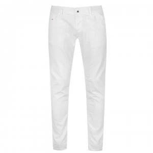 image of Diesel Skinny Pure Jeans - White Cast