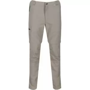 Image of Regatta Mens Leesville II Zip Off Trousers (32L) (Parchment) - Parchment