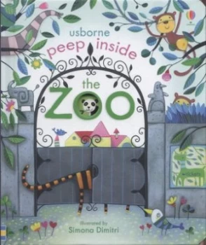 Image of Usborne Peep inside the Zoo by Anna Milbourne Hardback