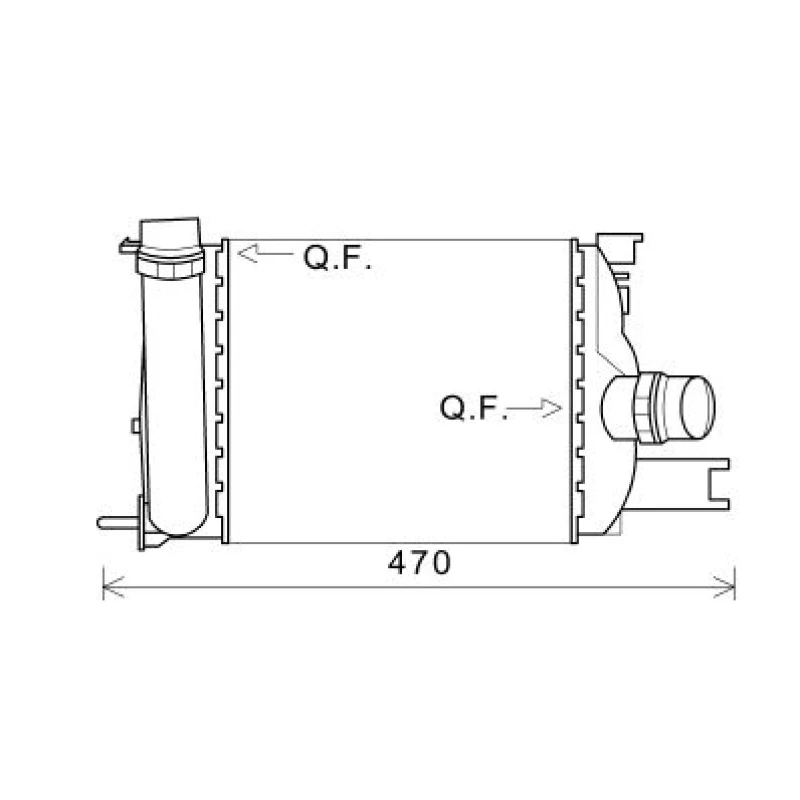 Image of Intercooler DIEDERICHS DCA1095