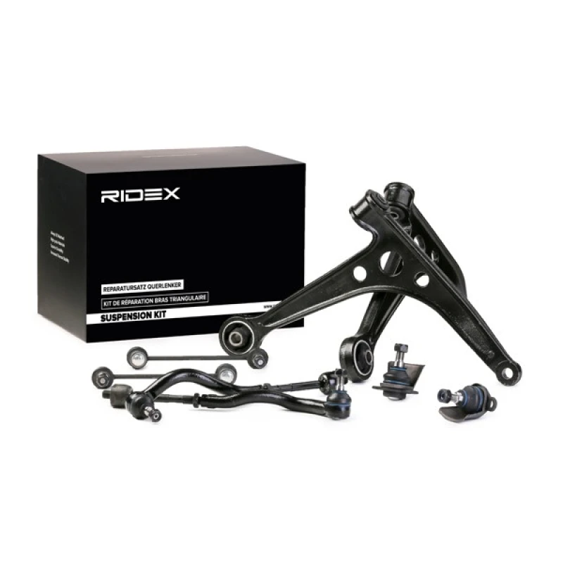 Image of RIDEX 772S0111 Control arm repair kit with axle joint, Front Axle Right, Control Arm Suspension Kit (772)