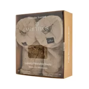 Image of Warmies Luxury Fully Heatable Boots - Latte