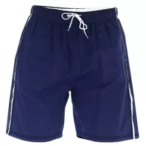 image of Duke Mens Yarrow D555 Full Length Swim Shorts (L) (Navy)