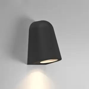 Image of Mast LED Outdoor Wall Light Textured Black IP65, GU10