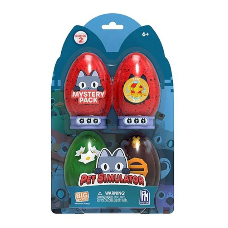 Image of Pet Simulator Pet Simulator Series 2 Mystery Pets Playset 4 Pack