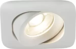 Image of KnightsBridge Odina Single Tilt Square Downlight White