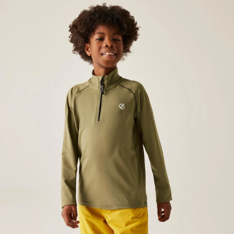 Image of Children's Thermal shirt Dare 2B Consist II Core Stretch Vert Unisex 9/10 ans